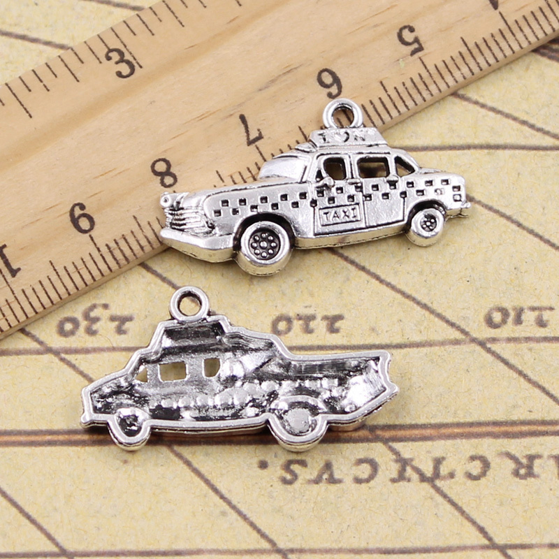 Jewelry Making New York - 15pcs Charms New York Taxi Car