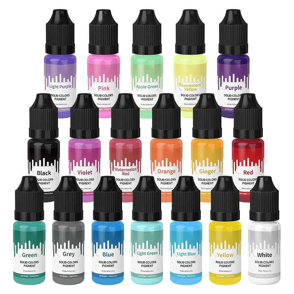 Jewelry Making Tools List - 18Colors 10ml Macaron Solid Pastel Color