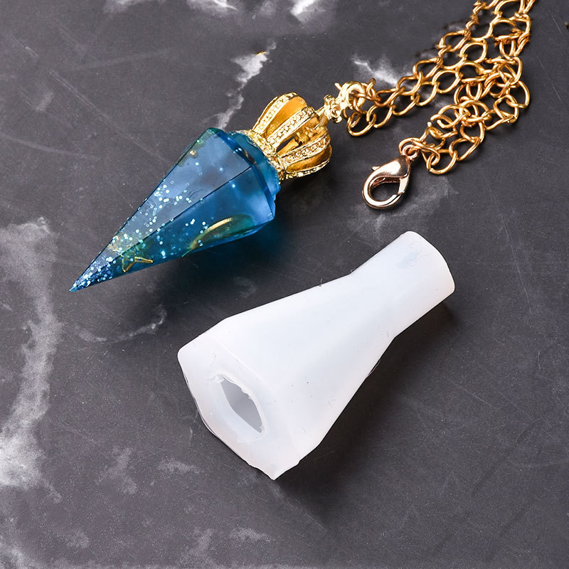 Jewelry Making Tools List - SNASAN Diamond Shape Necklace Pendant Silicone