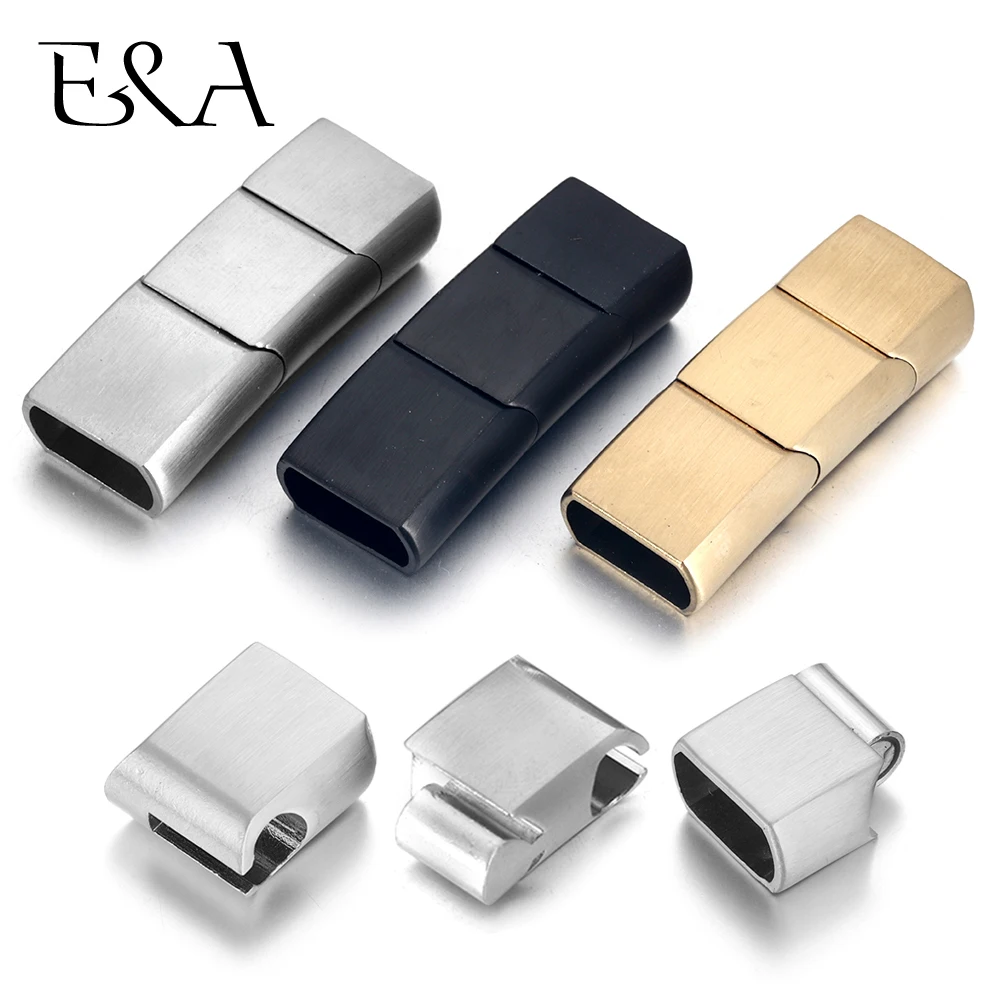 Jewelry Making Metals - Extended Stainless Steel Clasp Three Parts