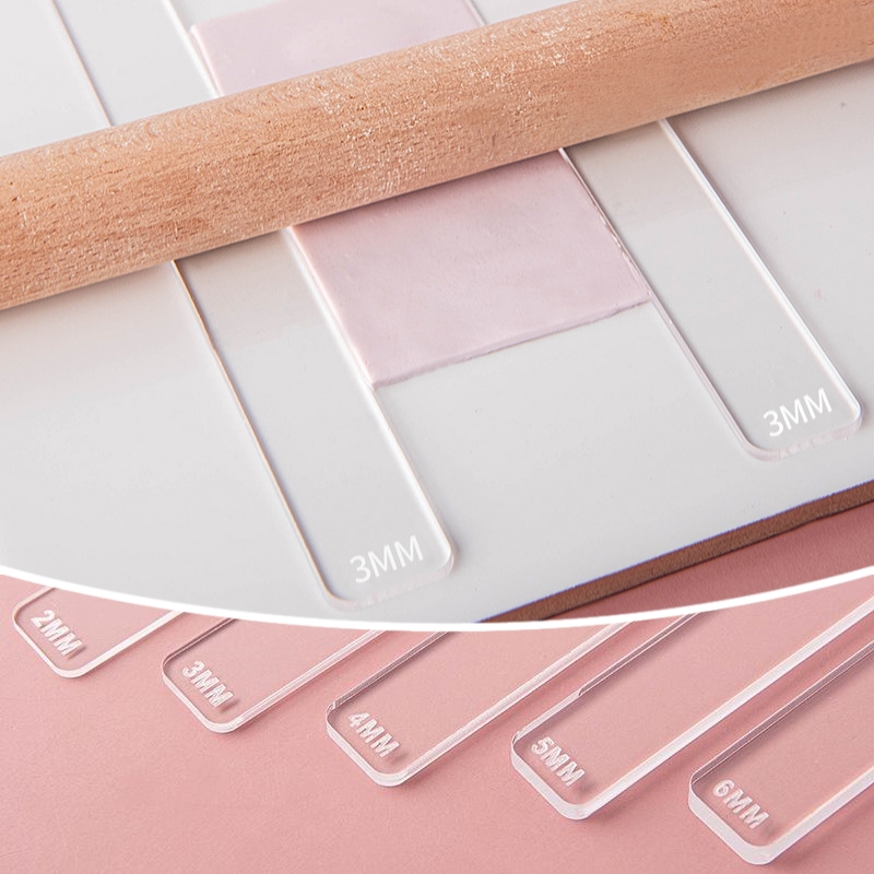 Jewelry Making Guide - 10Pc/Set Clay Ruler Acrylic Soft Pottery