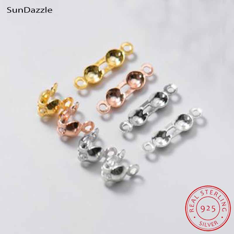 Jewelry Making Metals - 4pcs Genuine Real Pure Solid 925