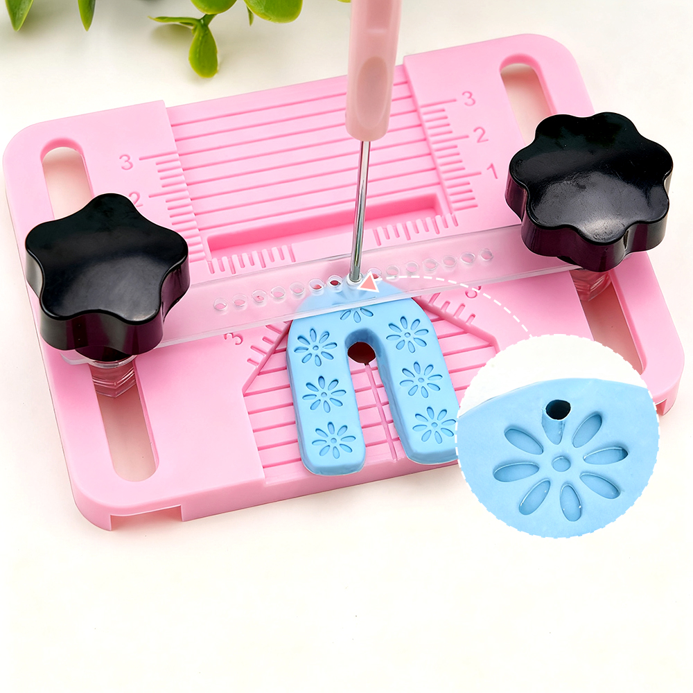 Jewelry Making Guide - Polymer Clay Earring Drill Guide Tool
