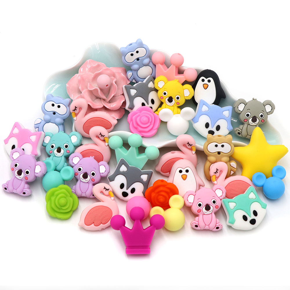 Jewelry Making Ideas With Beads - Cute-idea 10Pcs Mini Baby Silicone Beads