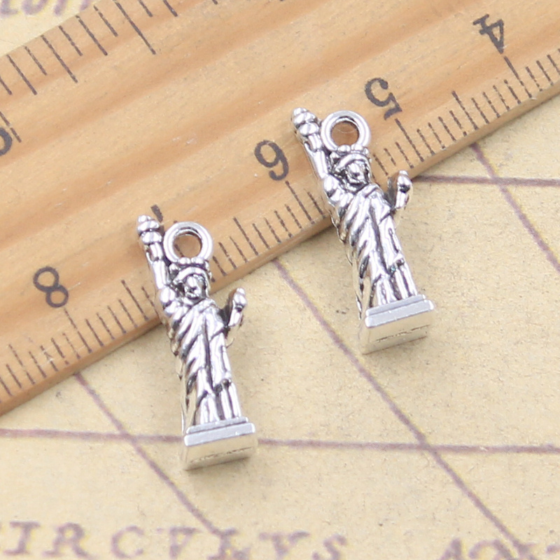 Jewelry Making New York - 10pcs Charms New York Statue Of