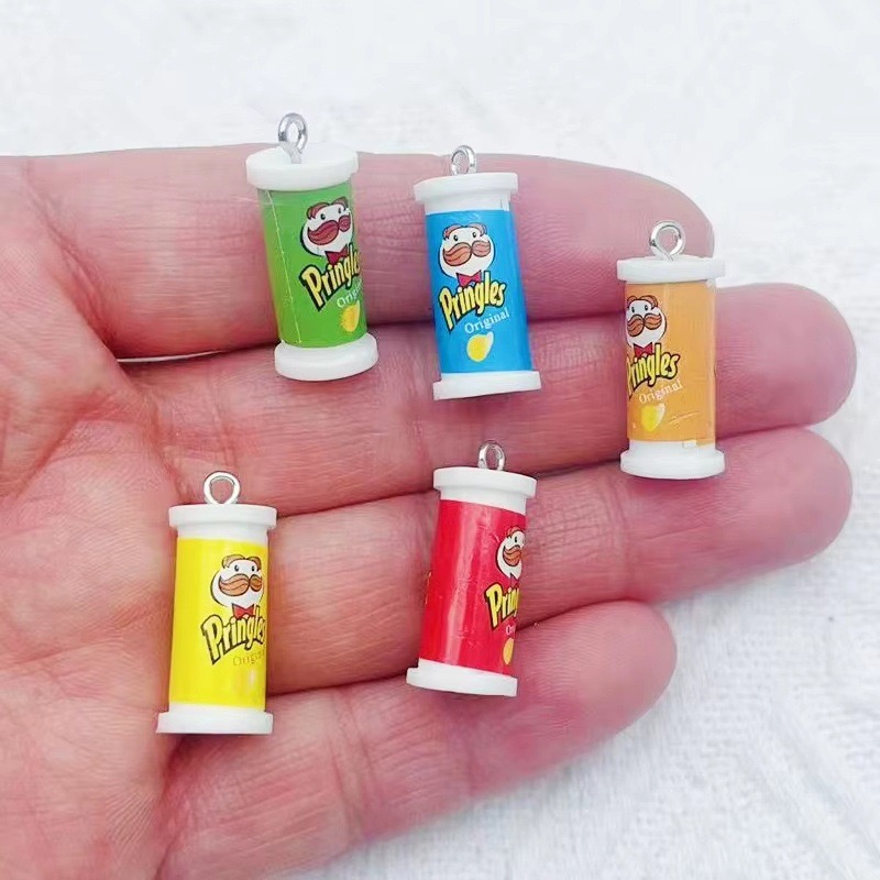Jewelry Making Jewelry - 10pcs Simulation 3D Bucket Potato Chips