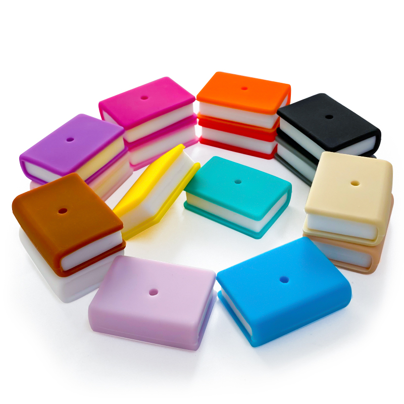 Jewelry Making Guide Book - 10pcs Mini New Book Silicone Beads
