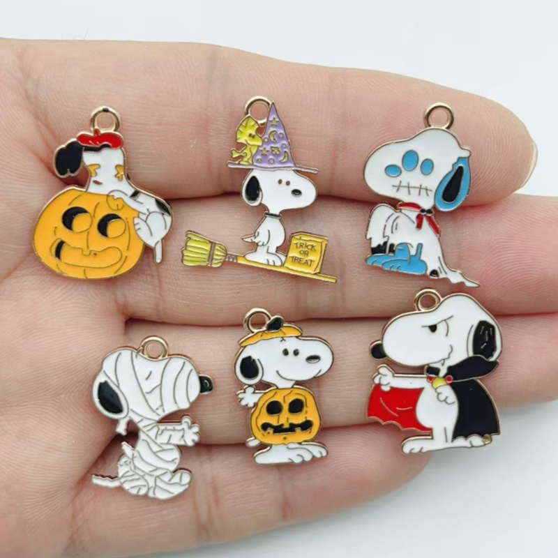 10Pcs Cute Halloween Cartoon P - Jewelry Making Parts review and price
