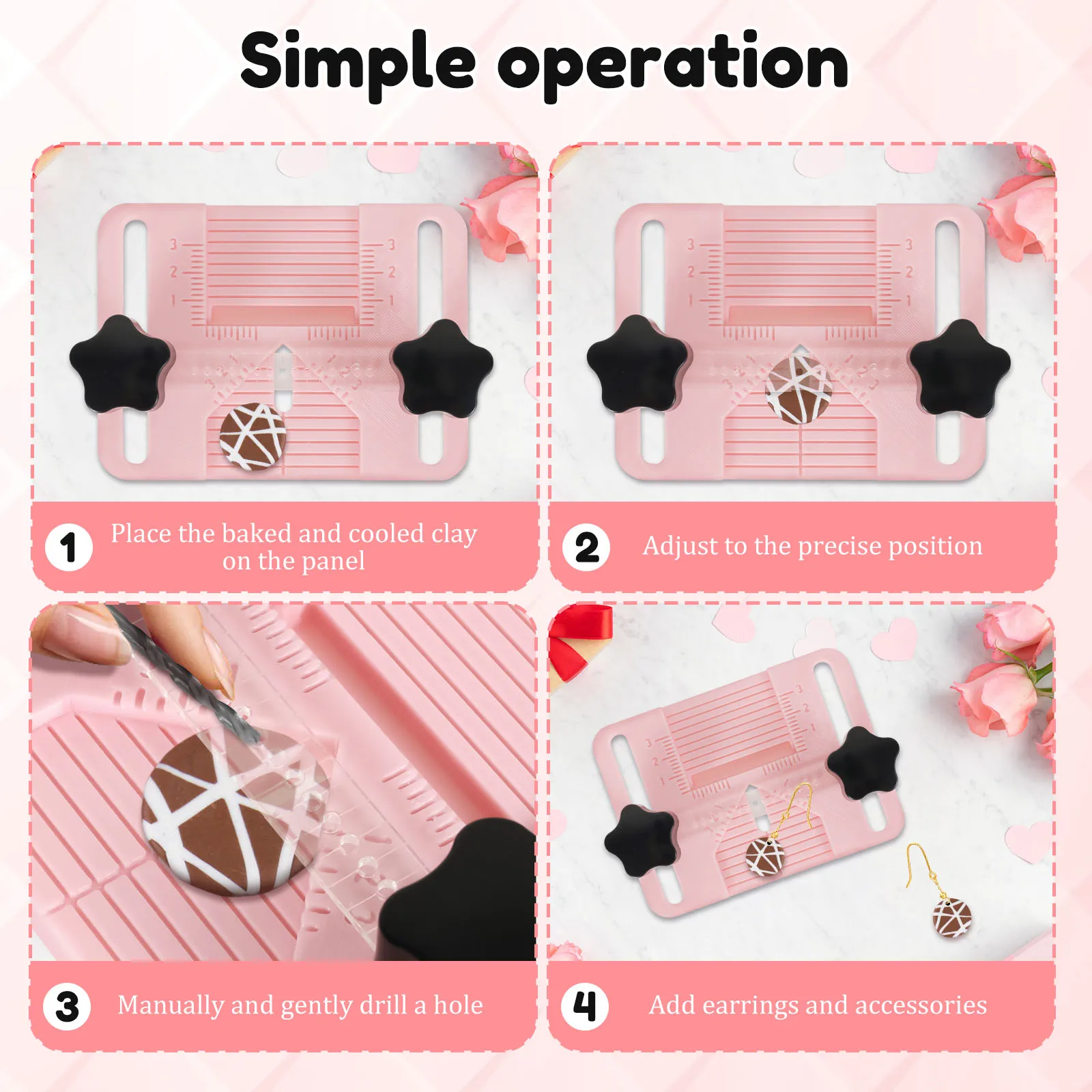 Polymer Clay Earring Drill Gui - Jewelry Making Guide review and price
