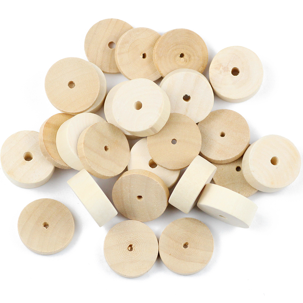 WLYeeS Eco-Friendly Round Wood - Jewelry Making 3 Year Old review and price