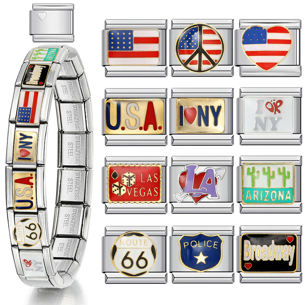 1pc Y2K Italian Charm Bracelet - Jewelry Making New York review and price