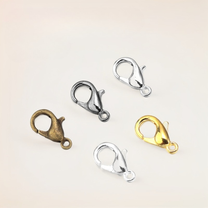 100pcs 9 12 14mm Zinc Alloy Lo - Jewelry Making School review and price