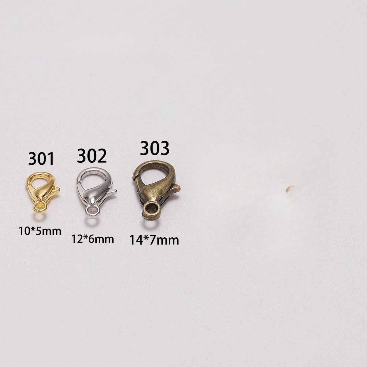 100pcs 9 12 14mm Zinc Alloy Lo - Jewelry Making School review and price