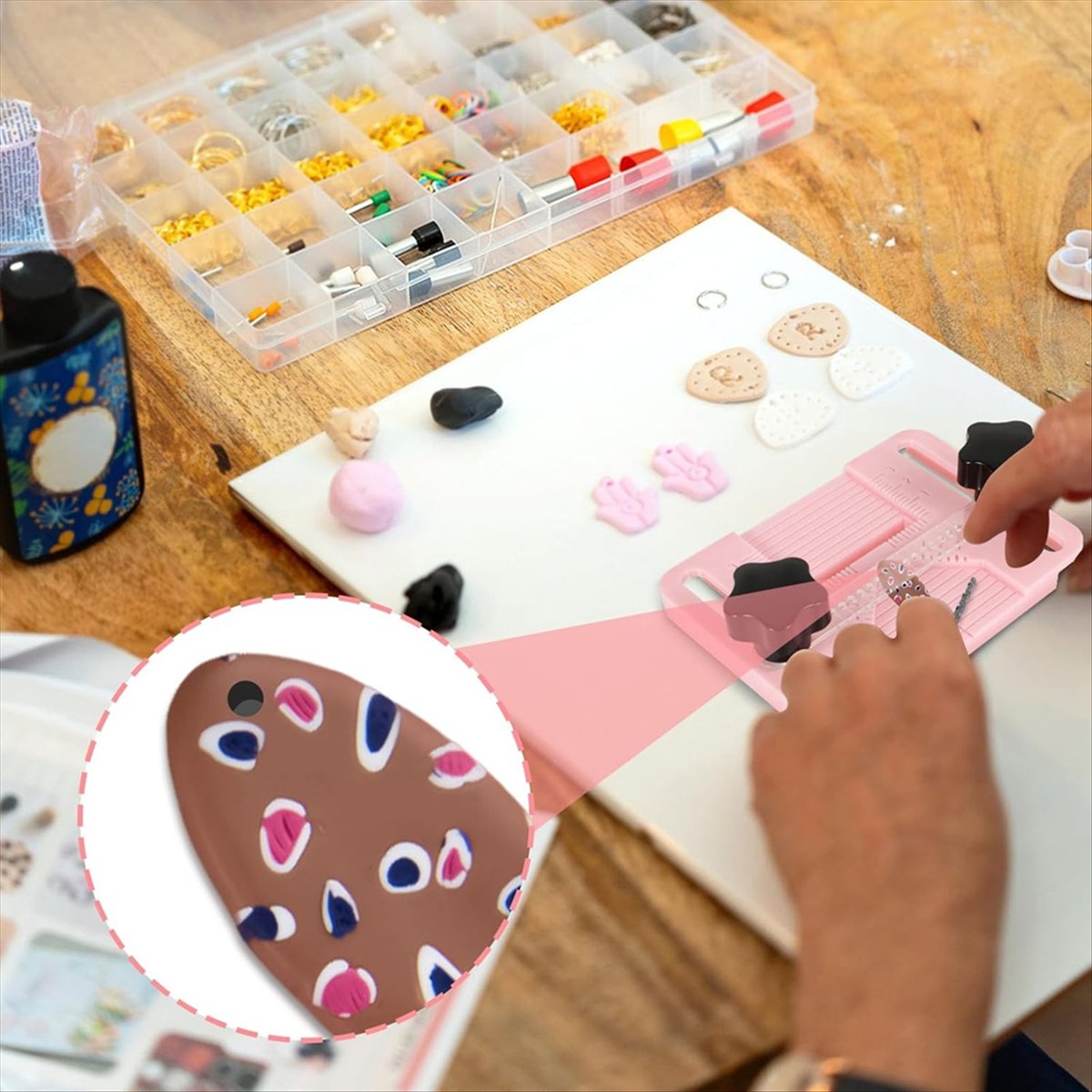 Polymer Clay Earring Drill Gui - Jewelry Making Guide review and price