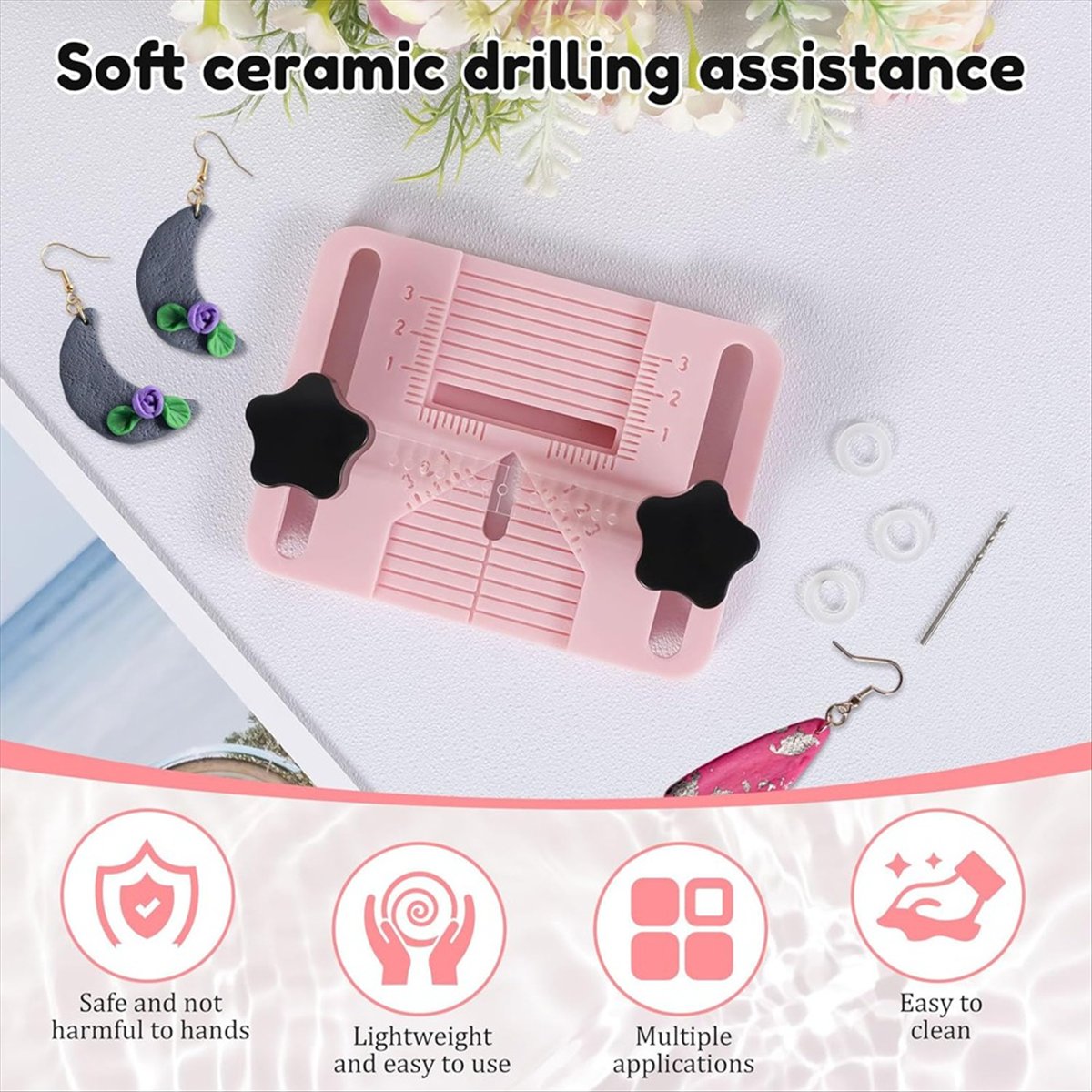 Polymer Clay Earring Drill Gui - Jewelry Making Guide review and price