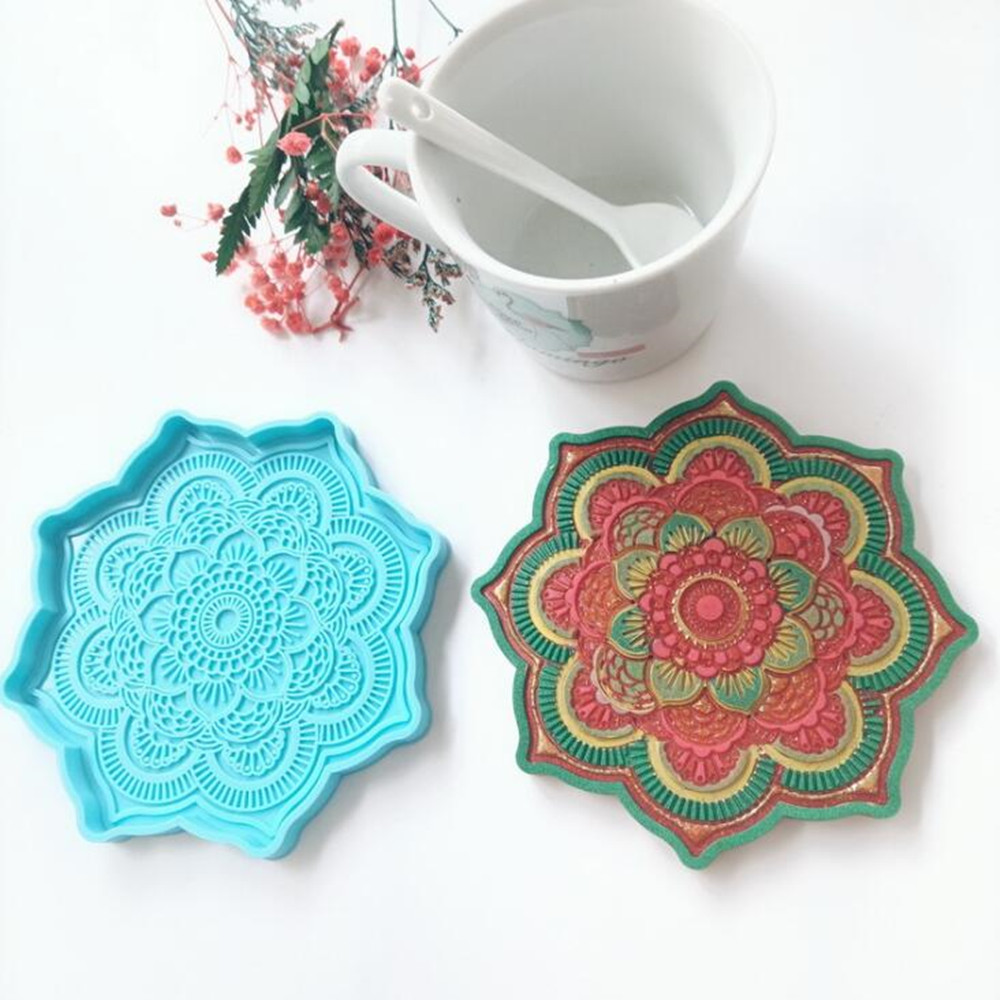 Mandala Coaster Silicone Mold  - Jewelry Making Tools List review and price