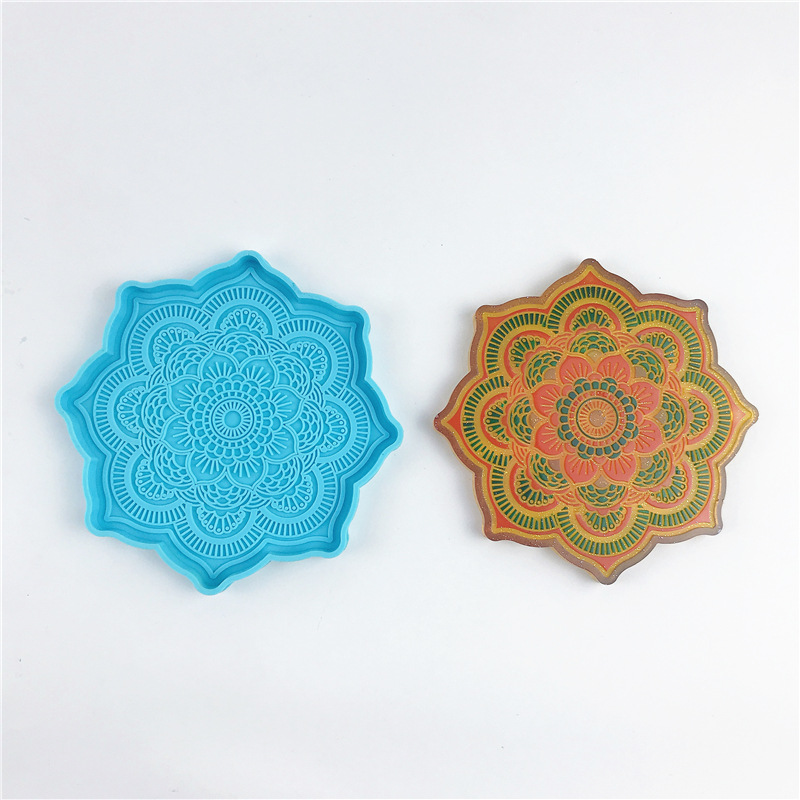 Mandala Coaster Silicone Mold  - Jewelry Making Tools List review and price