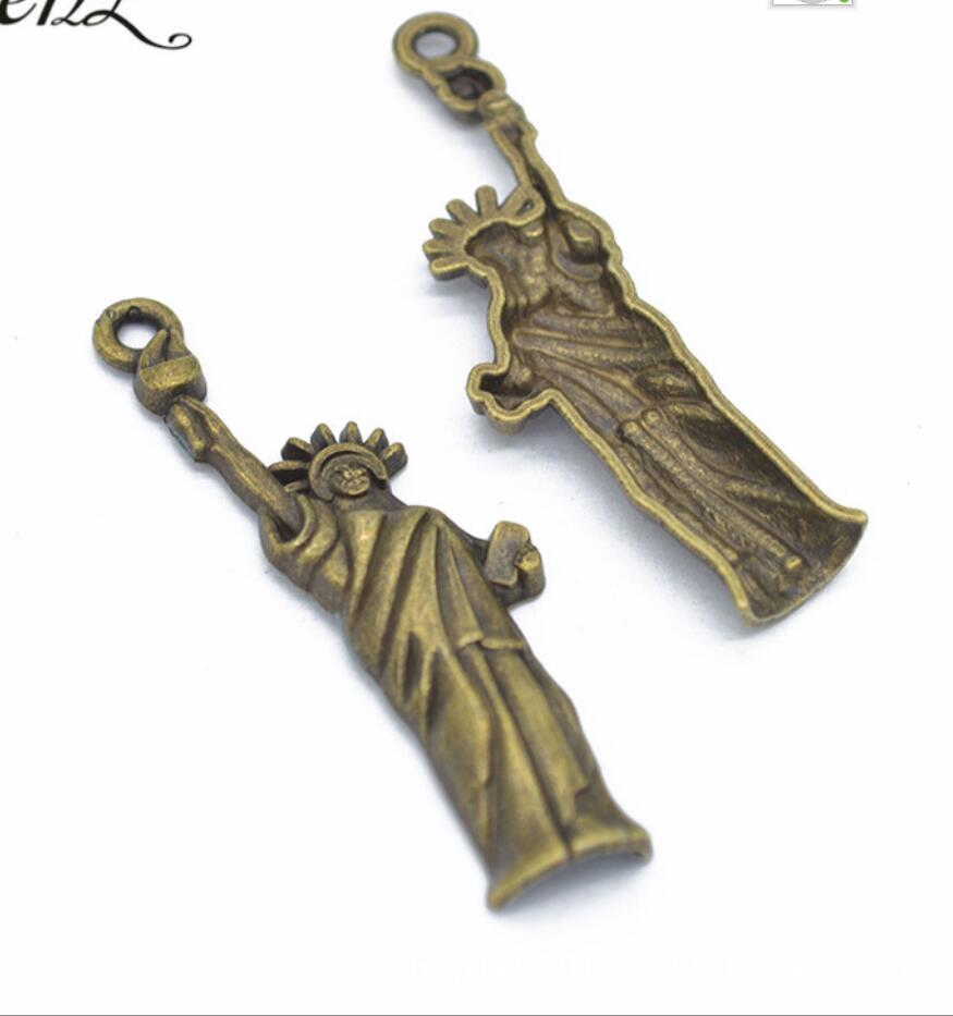 5pcs Charms Statue Of Liberty  - Jewelry Making New York review and price