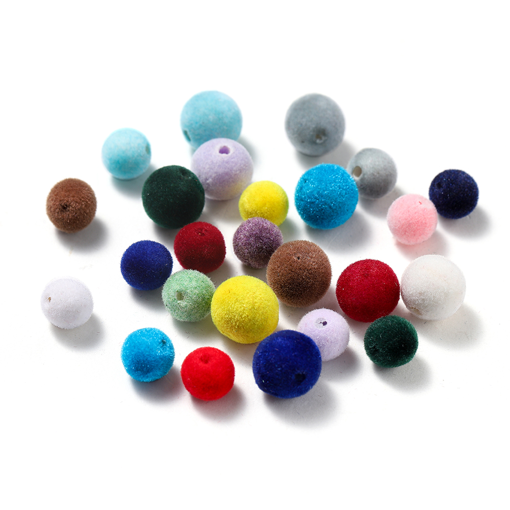 30Pcs 8/10mm Colorful Acrylic  - Bead Mat Velvet review and price