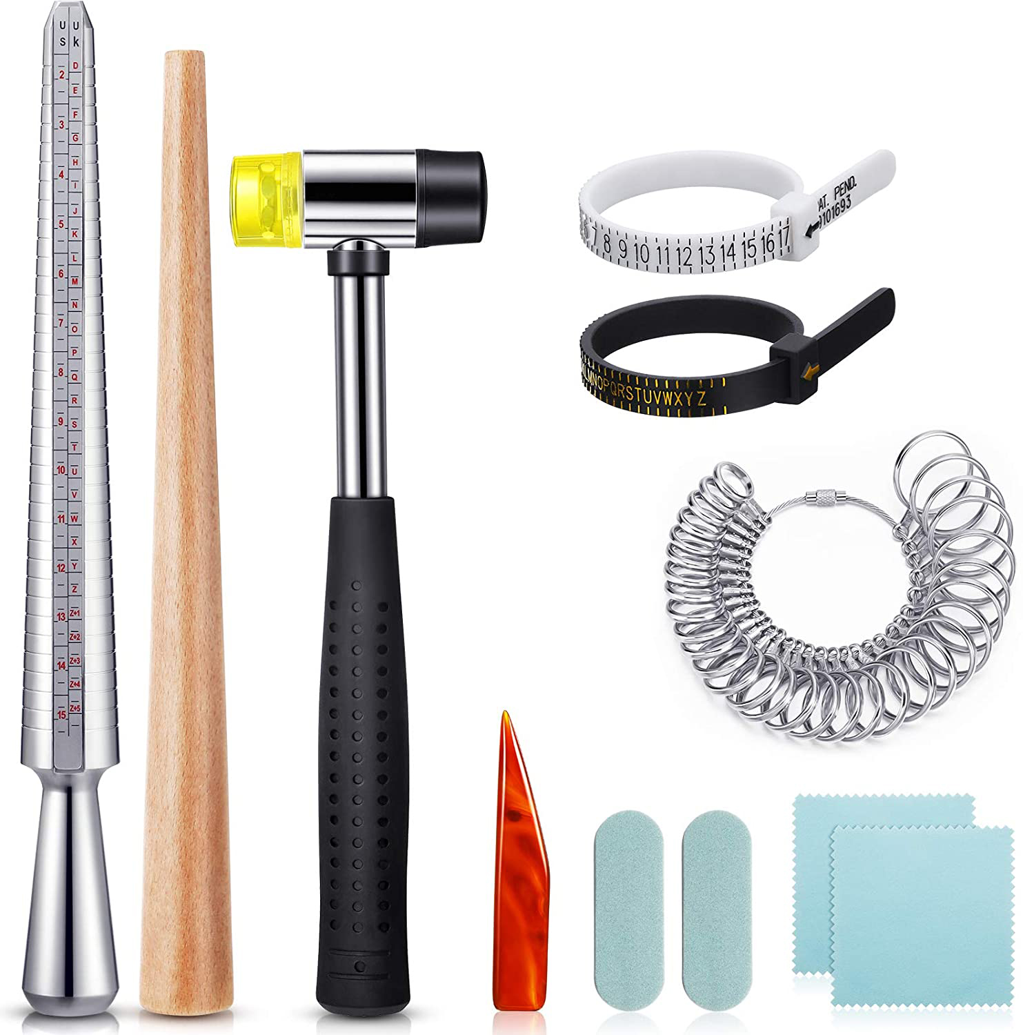 11 Pieces Of US UK Ring Mandre - Jewelry Making Machines review and price