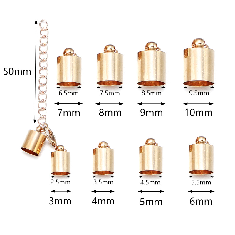 10Sets Leather Cord End Caps W - Jewelry Making School review and price
