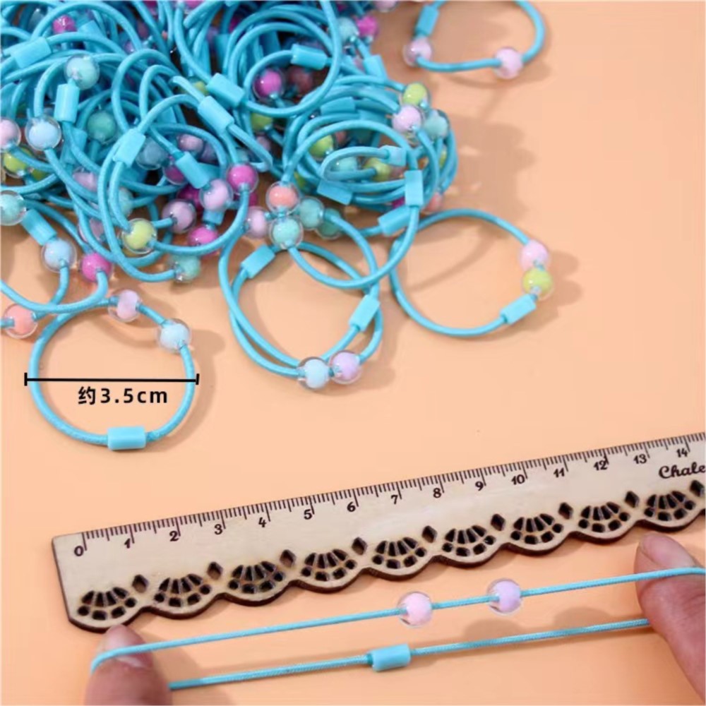 50pcs Cute Elastic Hair Ties P - Jewelry Making 3 Year Old review and price