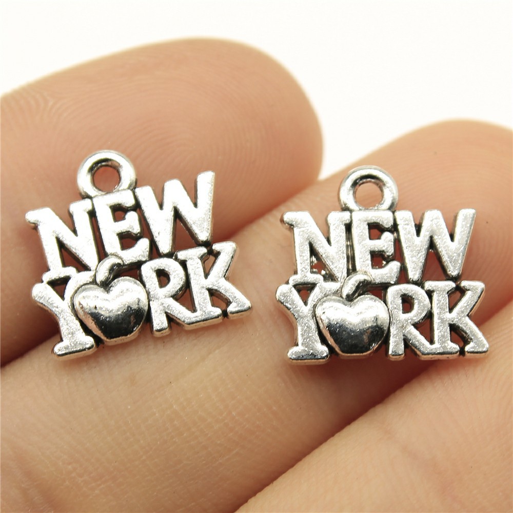 40pcs 15x14mm(0.59x0.55inch) A - Jewelry Making New York review and price