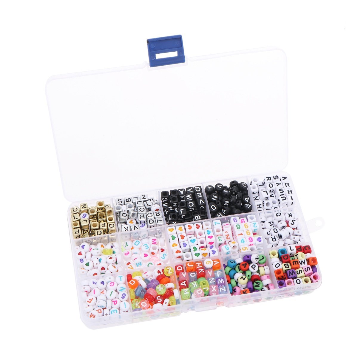 1080Pcs Colored Acrylic Alphab - Jewelry Making Ideas With Beads review and price