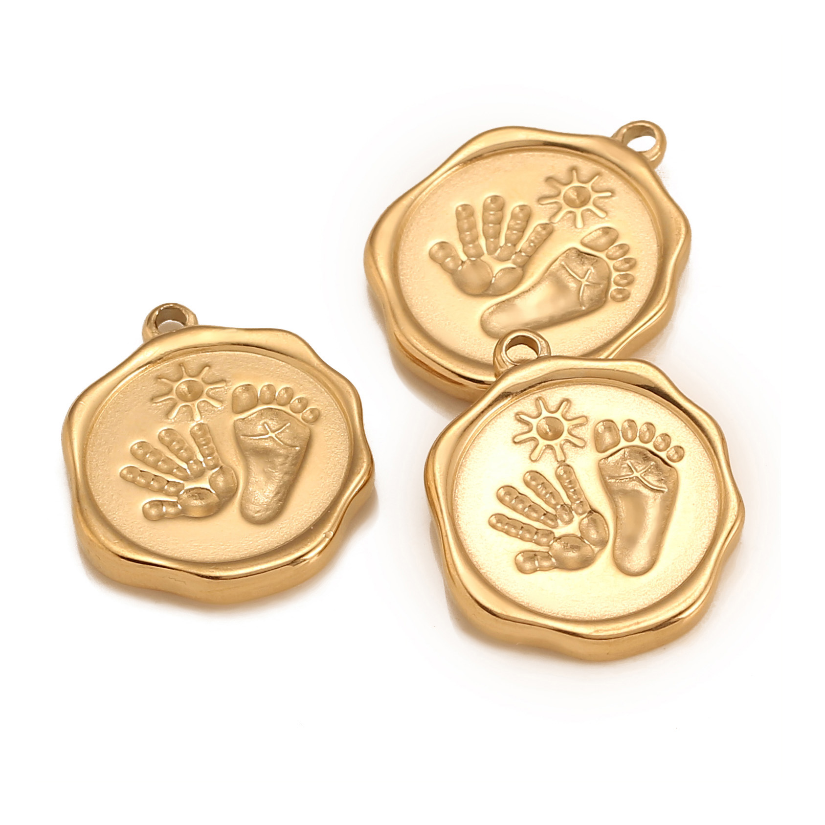 3PC Stainless Steel Cute Baby  - Jewelry Making 3 Year Old review and price
