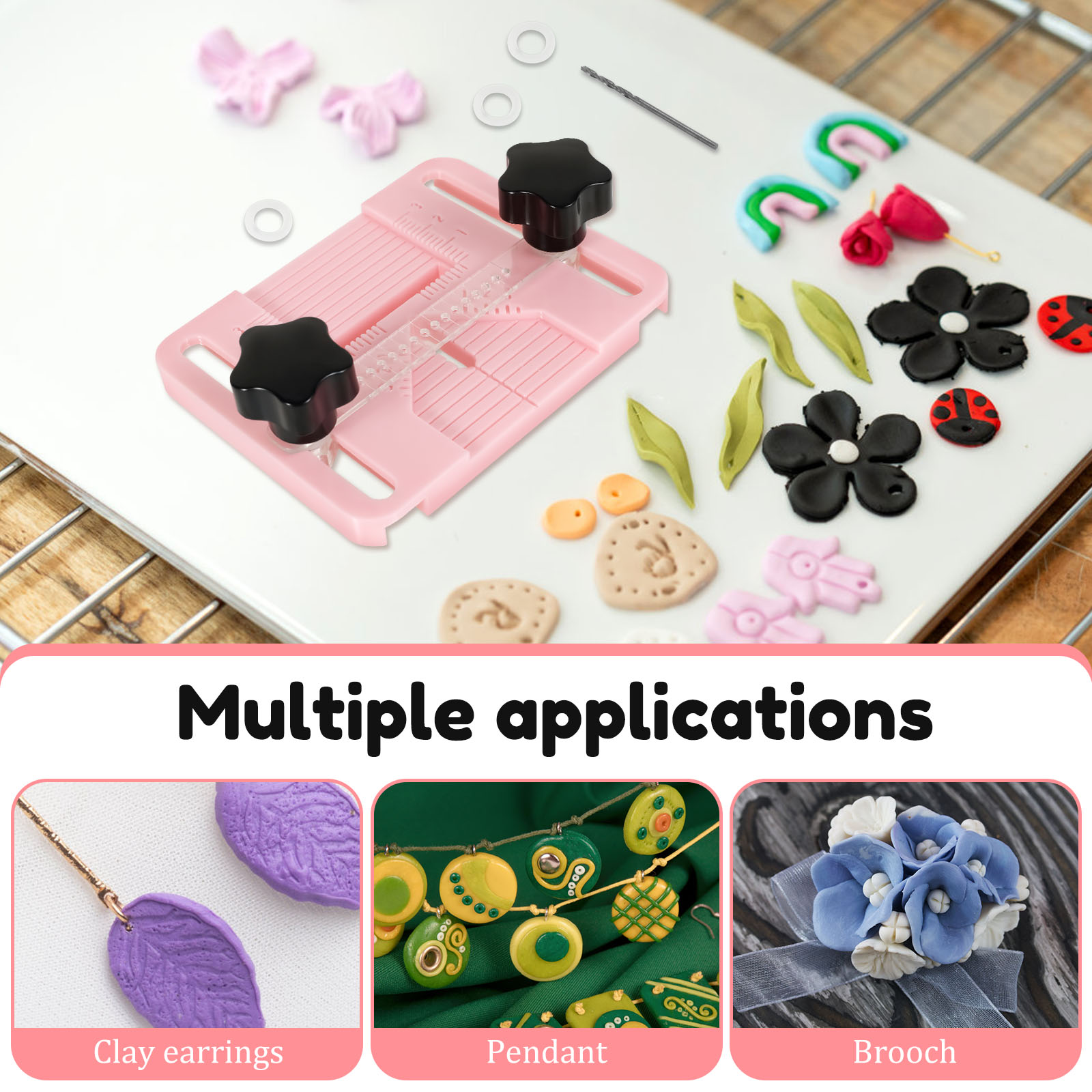 Polymer Clay Earring Drill Gui - Jewelry Making Guide review and price