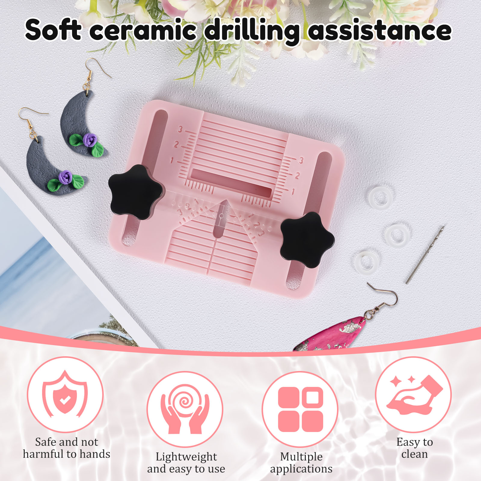 Polymer Clay Earring Drill Gui - Jewelry Making Guide review and price