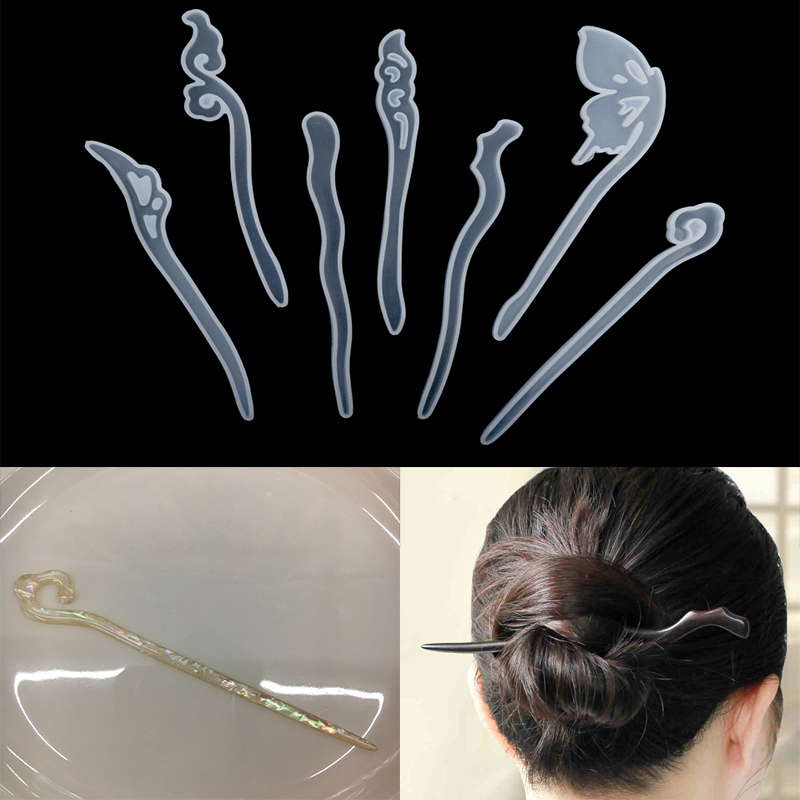 1Pcs Hairpin Hair Stick Silico - Jewelry Making Tools List review and price