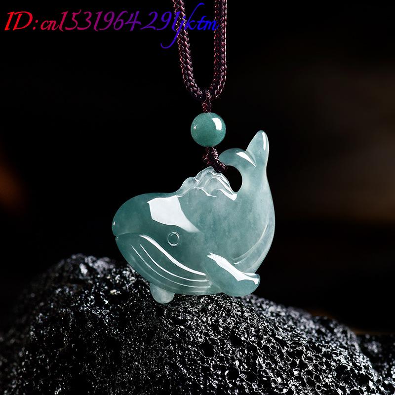 Natural Burmese Jadeite Whale  - Jewelry Making Jewelry review and price