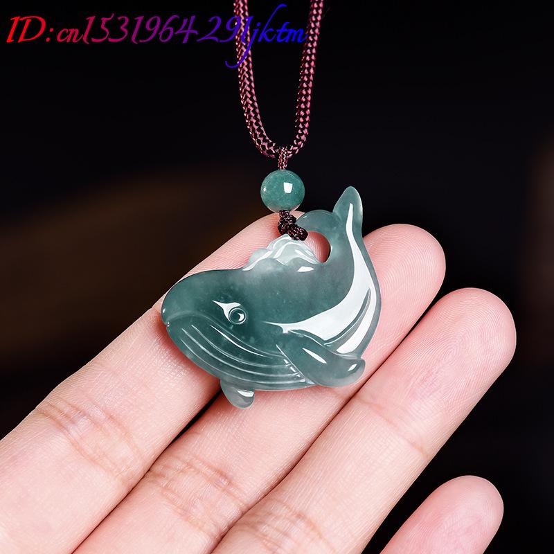 Natural Burmese Jadeite Whale  - Jewelry Making Jewelry review and price