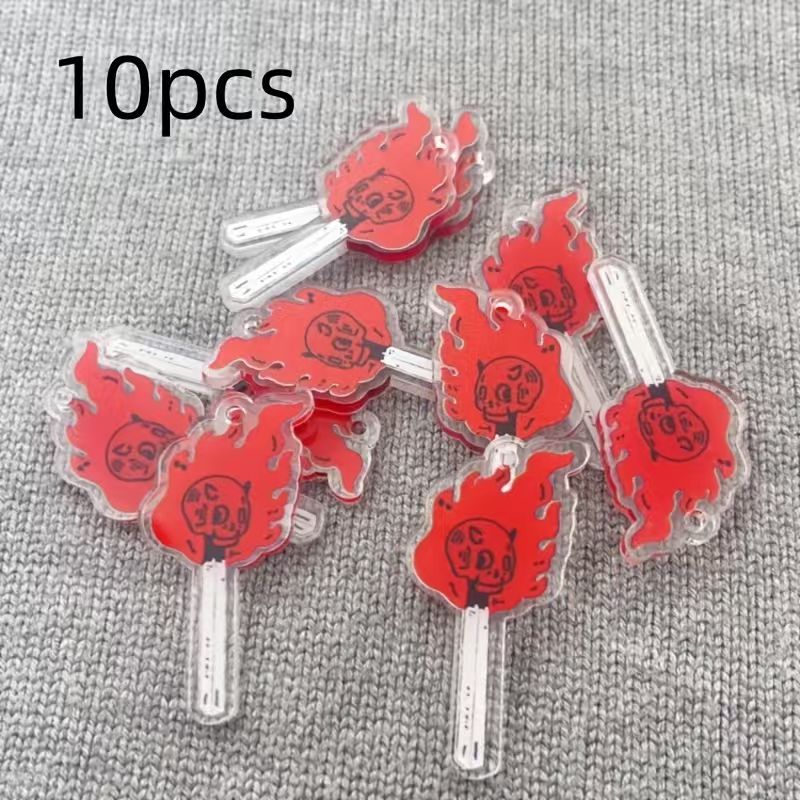 10pcs acrylic skull pendant, D - Jewelry Making Jewelry review and price