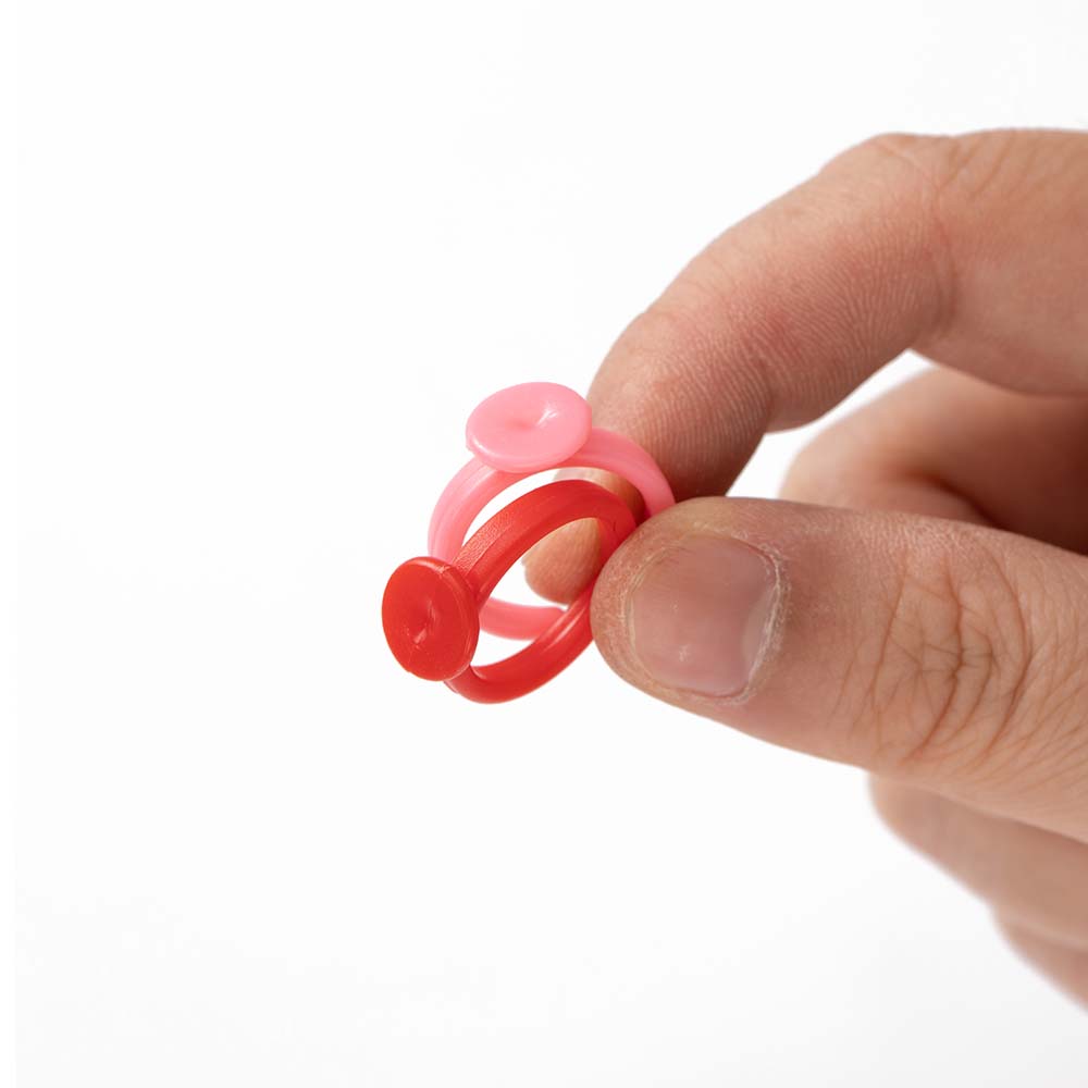100pcs Clear Plastic Adjustabl - Jewelry Making 3 Year Old review and price