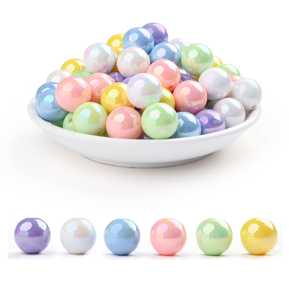50Pcs 16mm Acrylic Round Beads - Jewelry Making 3 Year Old review and price