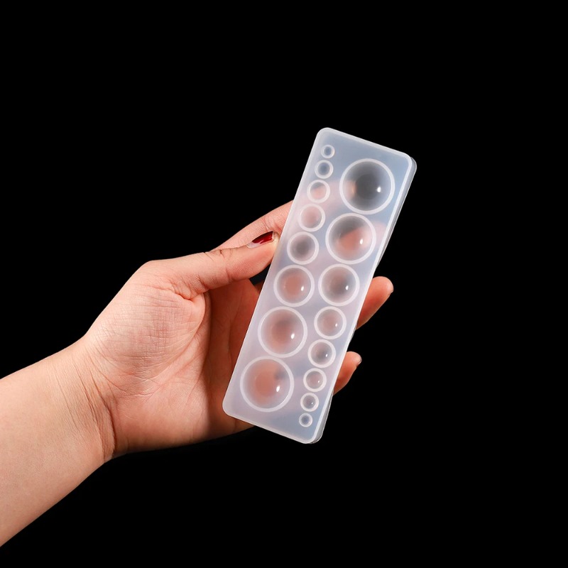 1pcs Silicone Mold Half Ball O - Jewelry Making Tools List review and price