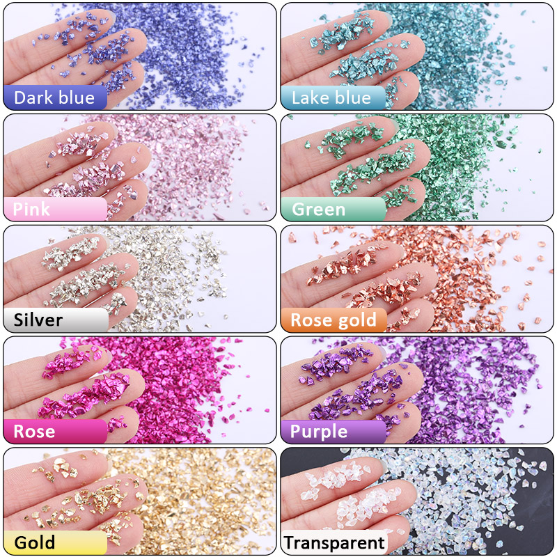 Epoxy Resin Colorful Metallic  - Jewelry Making Tools List review and price