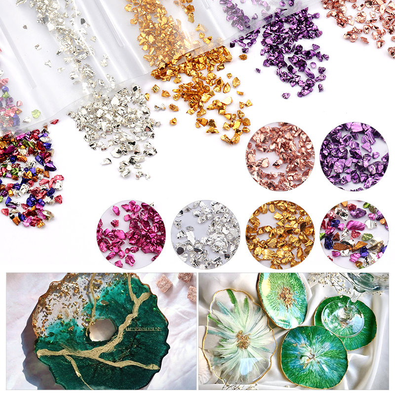 Epoxy Resin Colorful Metallic  - Jewelry Making Tools List review and price