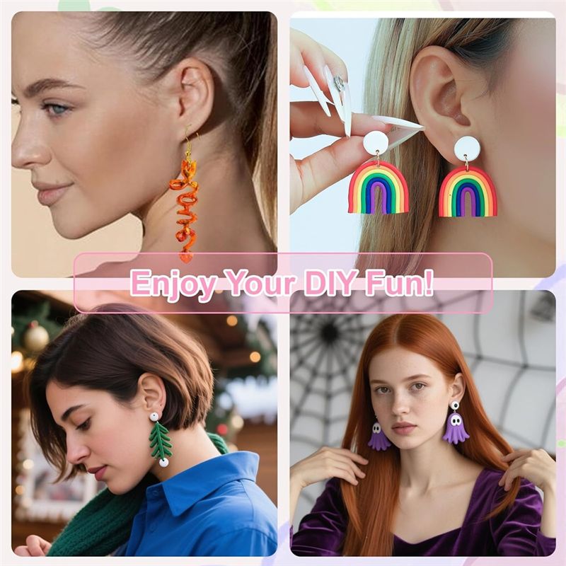 A11E-Polymer Clay Earring Dril - Jewelry Making Guide review and price