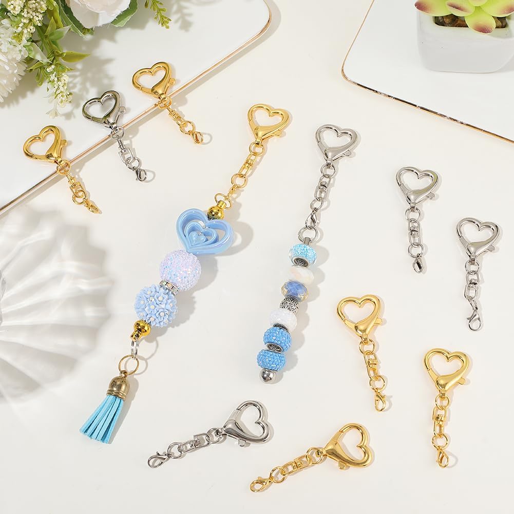 5/15/30Pcs Heart Shaped Swivel - Jewelry Making Parts review and price