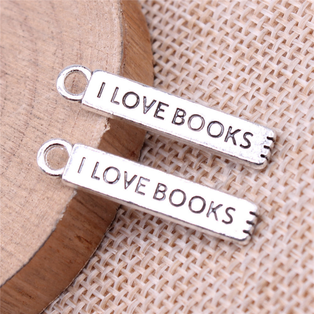 20pcs/lot I Love Books Charms  - Jewelry Making Guide Book review and price