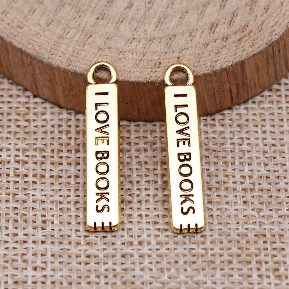 20pcs/lot I Love Books Charms  - Jewelry Making Guide Book review and price