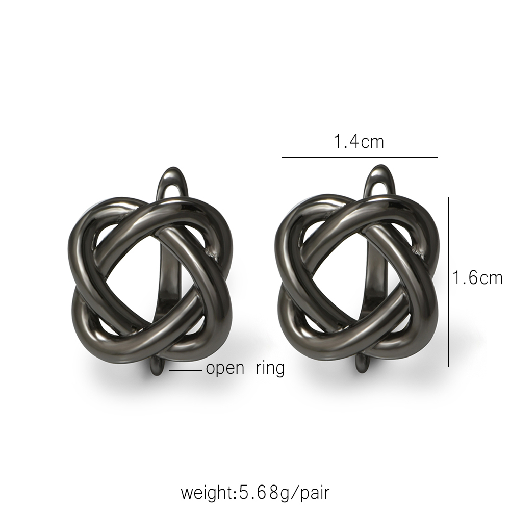 YANASI 1 Pair Gun Black  Brass - Jewelry Making Essentials review and price