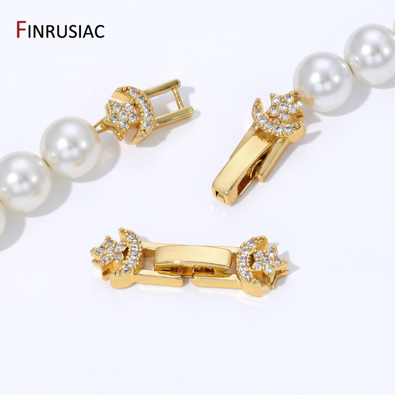 18K Gold Plated Brass Pearl Cl - Jewelry Making Essentials review and price