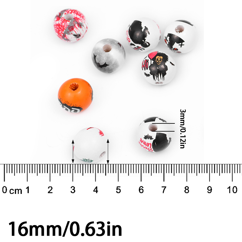 16mm 40-10PCS Halloween BOOM G - Jewelry Making Ideas With Beads review and price