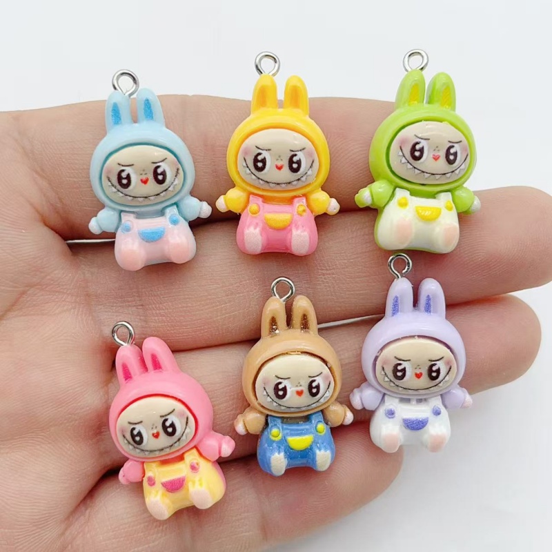 10Pcs Kawaii Rabbit Strawberry - Jewelry Making Parts review and price