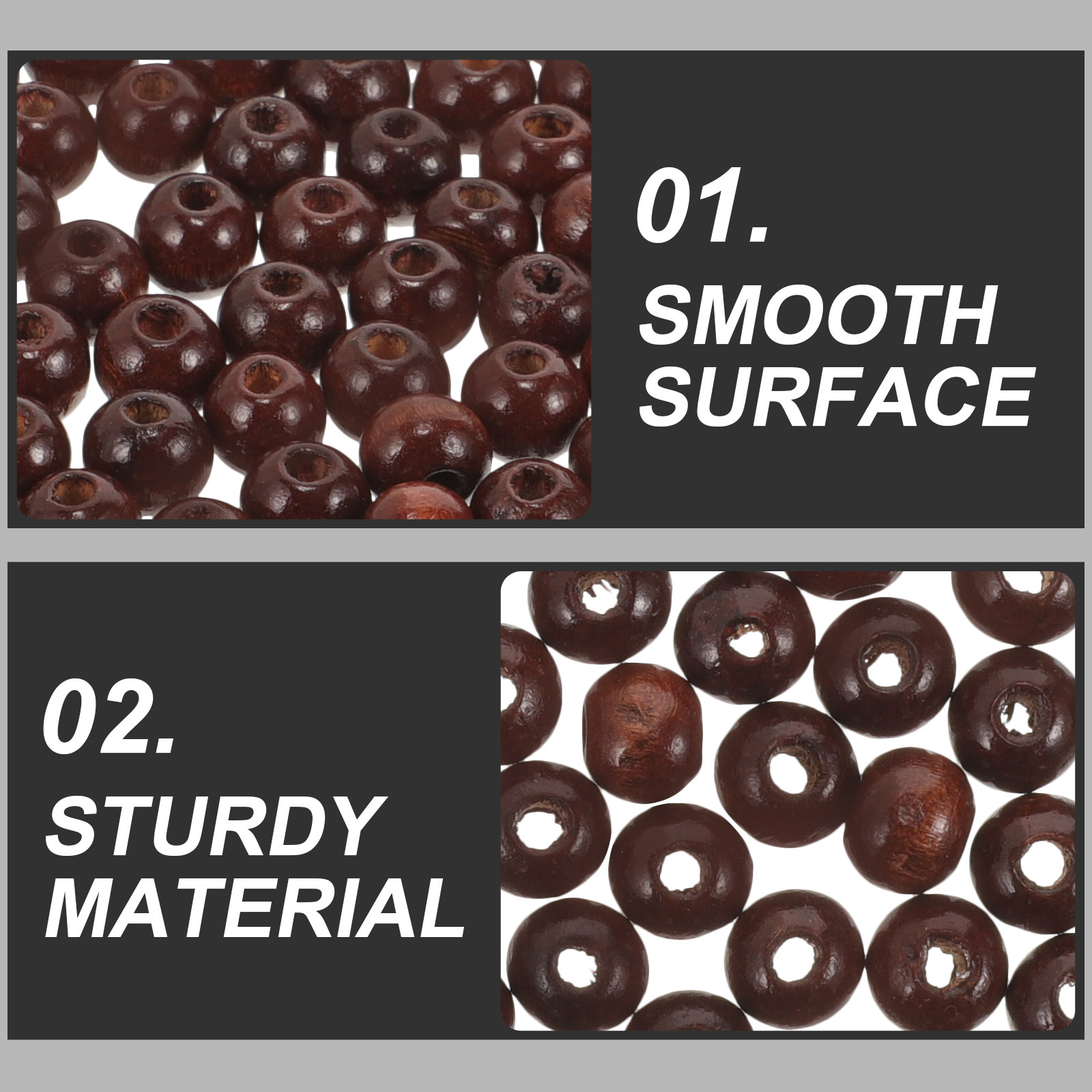 500Pcs Wooden Beads for DIY Cr - Jewelry Making Ideas With Beads review and price