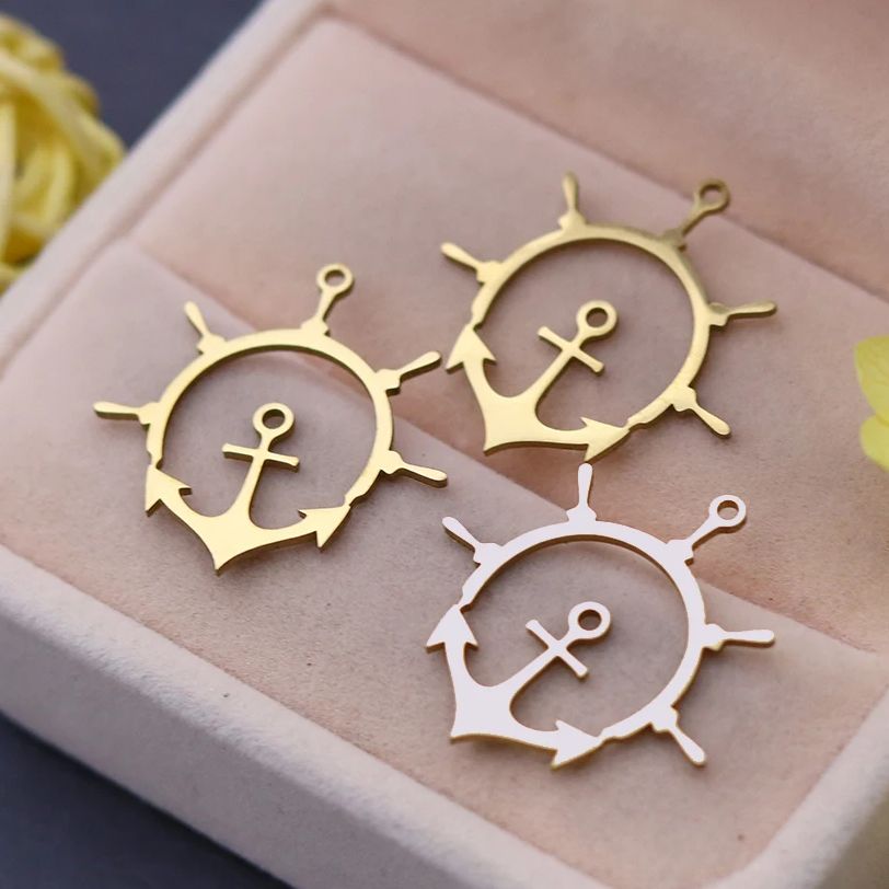 3pcs Compass Anchor Cross Stai - Jewelry Making Guide review and price